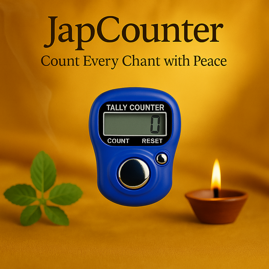 SPRITUALCONSCIOUSNESS Virat Kohli & Anushka Sharma Digital Jap Counter (BUY 2 GET 3 FREE) 5 Counters📿