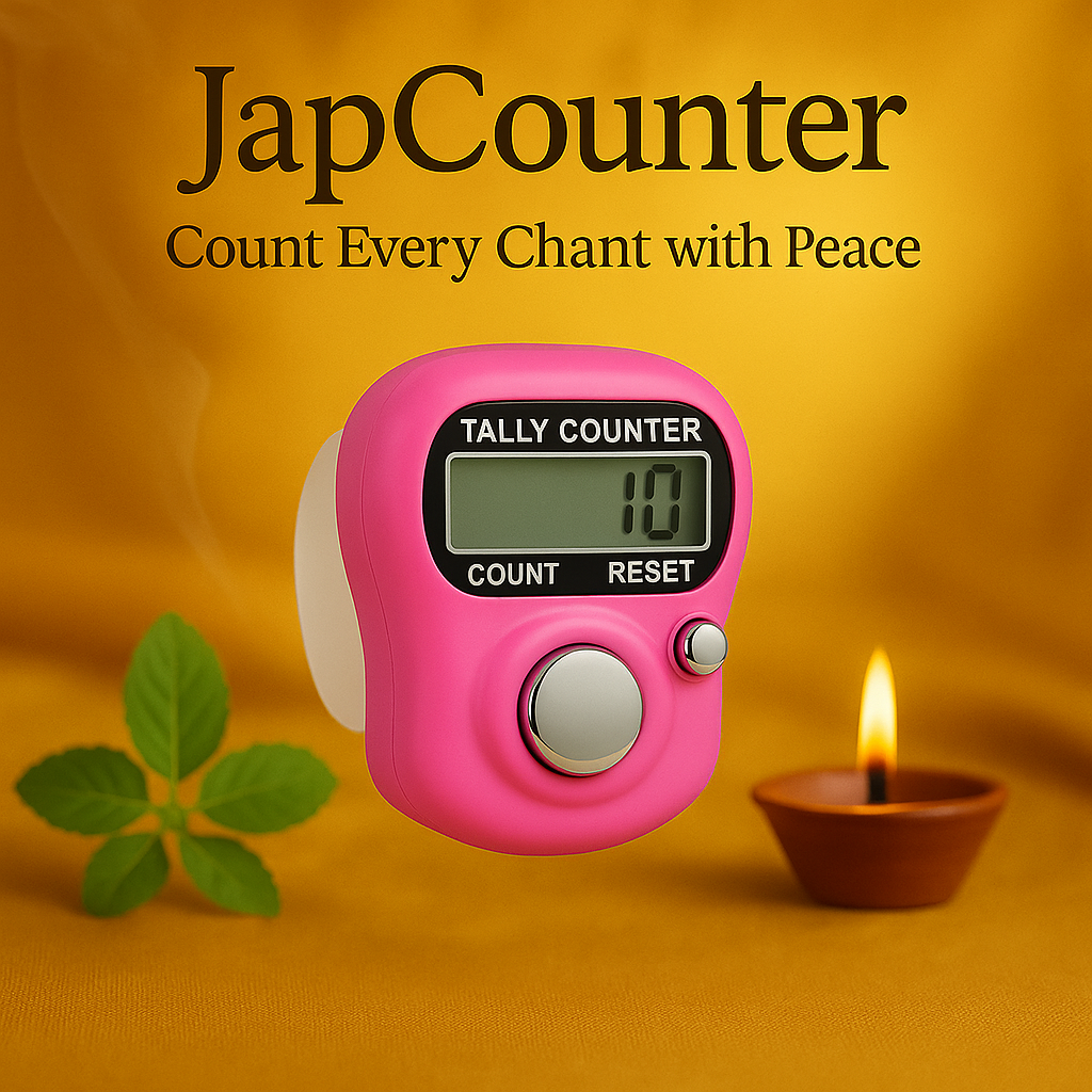 SPRITUALCONSCIOUSNESS Virat Kohli & Anushka Sharma Digital Jap Counter (BUY 2 GET 3 FREE) 5 Counters📿